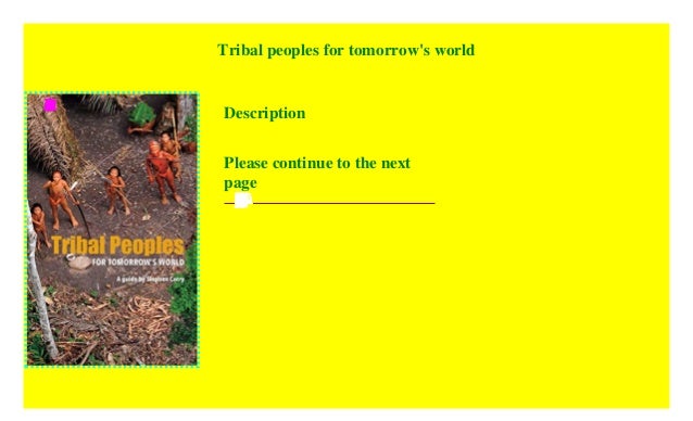 Tribal Peoples for Tomorrow’s World